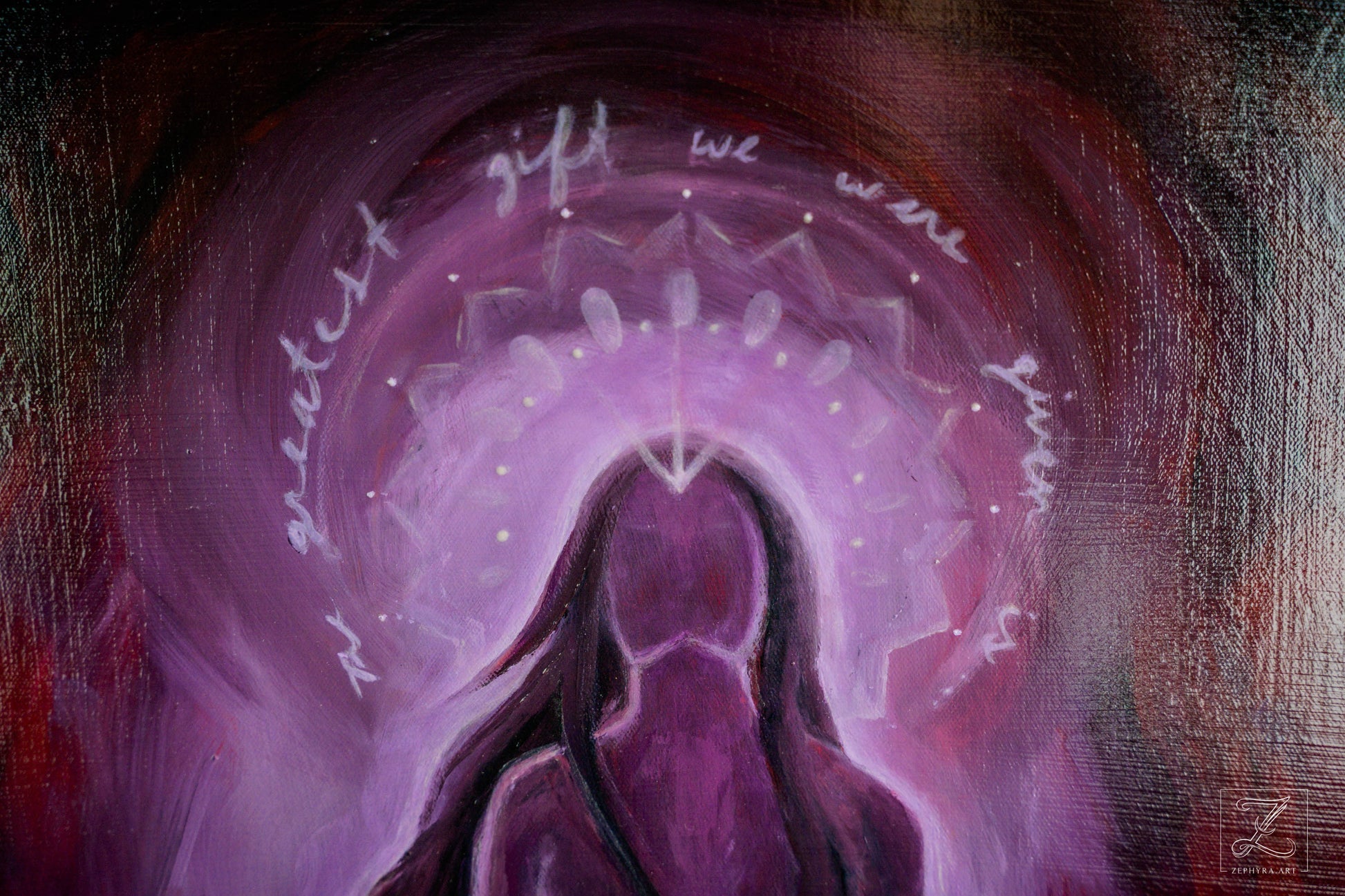 abortion art, spiritual creation, freedom to choose, decision, baby light, soul, angel sent to mother, physical form or spiritual plane, loss or decisions, A Goddess has the right to choose for the wellbeing of herself or her unborn child. This is our divine gift: choice.   Spiritual Mother Original Art, aligned with Spiritual Awakening and the Inner Goddess. Medium size and small acrylic painting on canvas, Glow in the dark, divinity, spiritual art